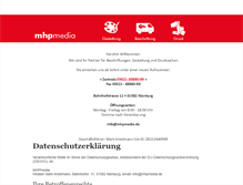 Tablet Screenshot of mhpmedia.de